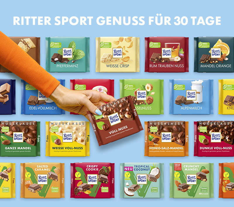 Ritter Sport Sujet Foto: Ritter Sport Schokolade