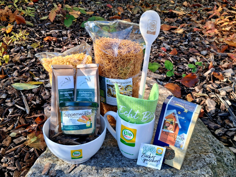 weihnachtliches Bio-Genusspaket Foto: BIO AUSTRIA Niederösterreich und Wien