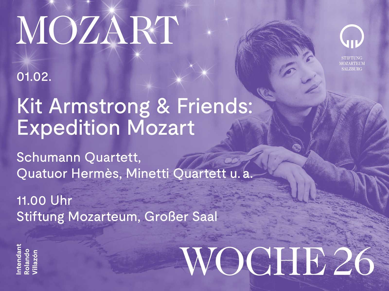 Artwork zur Mozartwoche 2025 ISM/Foto: Marco Borggreve