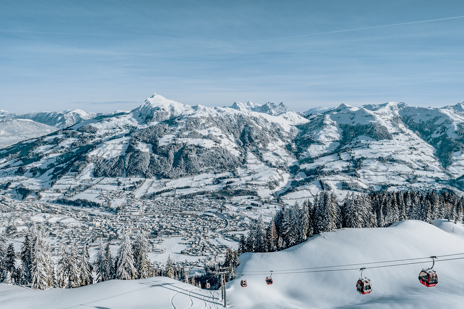 Bergpanorama in Kitzbühel Foto: Kitzbühel Tourismus