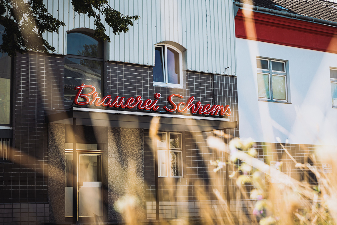 Eingang Bierbrauerei Schremser Foto: @Funke