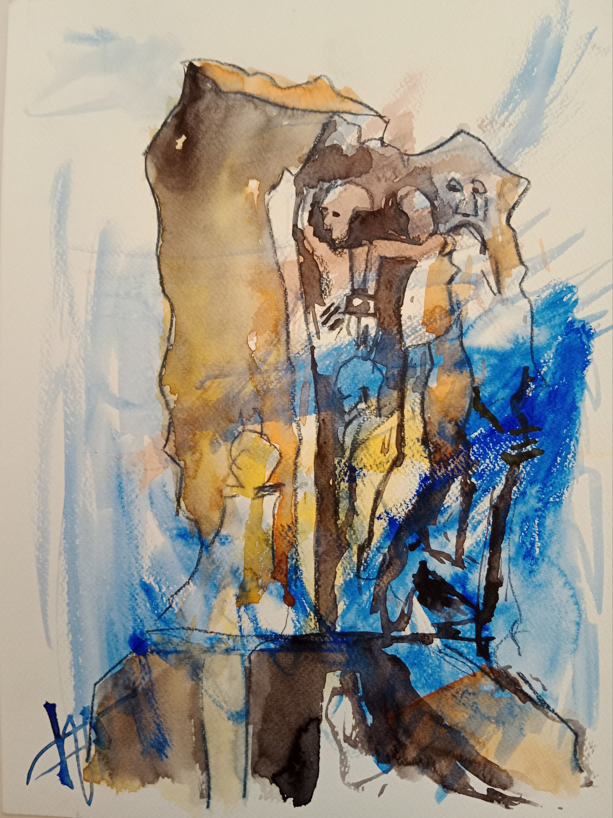 Ein Aquarell eines Wiener Künstlers Foto: Vienna City Gallery Walk